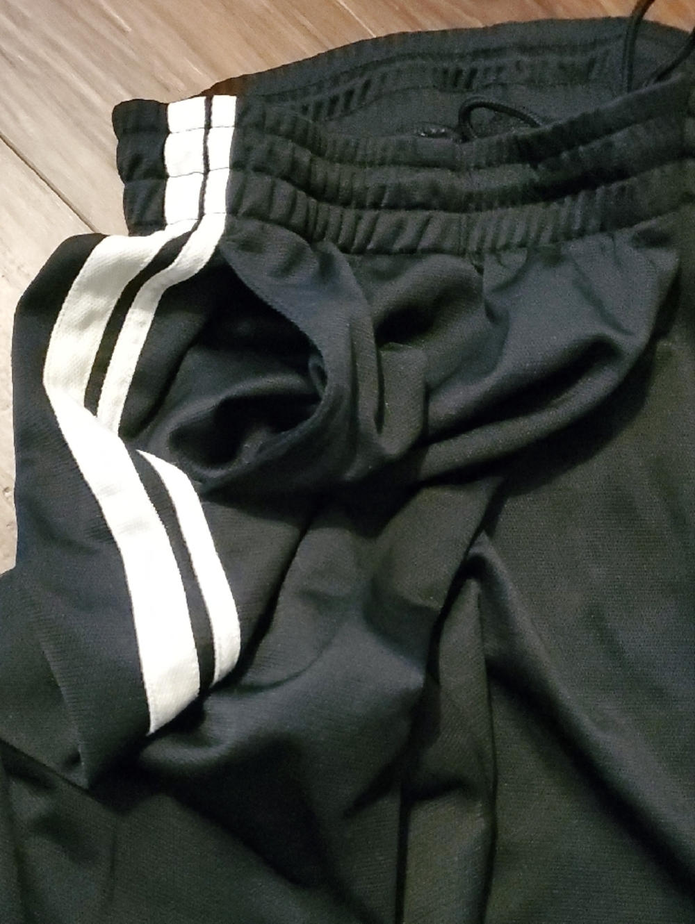 Nike Black Joggers with White Side Stripes - Picture 4 of 9